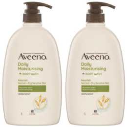 Aveeno Daily Moisturising Body Wash Gentle Scent 2x1L