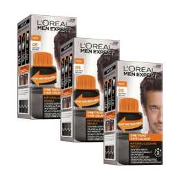 3 x L'Oreal Paris Men Expert One Twist Hair Colour - 05 Natural Brown