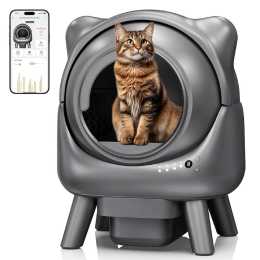 Advwin Self Cleaning Cat Litter Box 50L with Smart APP Control Automatic Cat Litter Box