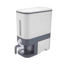 12KG Auto Cereal Dispenser Plastic Dry Food Storage Container Airtight Rice Box