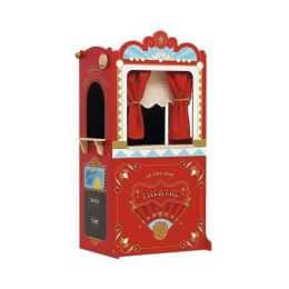 Le Toy Van Wooden Retro Toy Puppet Theatre Kids Pretend Play Fun Toy 3y+