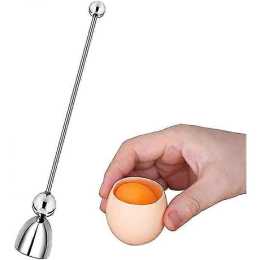 Egg Shell Remover, Egg Opener, Stainless Steel Egg Cracker Topper, Eggshell Cutter, Stainless Steel Kitchen Tool, For Soft-boiled Eggs And Egg1pcssilv product image