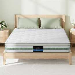 Giselle Bedding Green Tea Foam Pocket Spring Mattress Double Bed Hybrid Mattresses