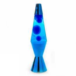 MDI Metallic Motion Lava Lamp Decor Light Relaxing Display 9.2x36cm Blue