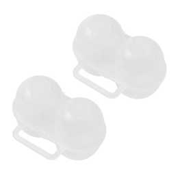 Eggs Tray Eggs Carriage Dispenser Leakproof Shockproof Protection Plastic Eggs Storage Box 2 Girds Eggs Holder Container