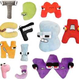 26x Alphabet Lore But are Plush Toy Stuffed Animal Doll Toys Kids Chrismas Gifts