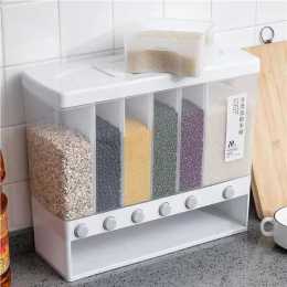 JOYBUY 10kg Auto Rice & Cereal Dispenser – Multigrain Food Storage Container