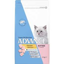 Advance 2kg Kitten Growth Dry Food - Chicken Flavour for Cats Under 12 Months