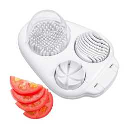 JOYBUY Egg Slicer Hard Boiled Eggs 3 Slice Modes Heavy Duty Stainless Steel Egg Cutter