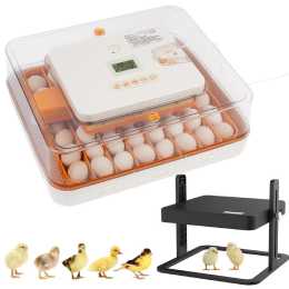 Advwin 56 Eggs Automatic Egg Incubator + Chicken Brooder Heating Plate