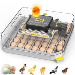 Advwin Incubator 48 Eggs Auto Precision Humidity Control System Turning Eggs LED Candle