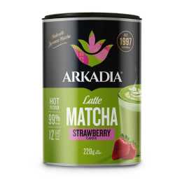 Arkadia Strawberry Matcha Latte - Premium Japanese Matcha with a Sweet Strawberry Twist