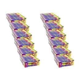 12x 14pc Mentos Rainbow Candy Roll Lollies 29g Chewy Dragees Confectionery