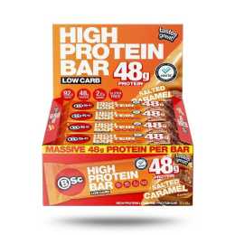 BSc High Protein Low Carb Bar Salted Caramel Box 12 x 92g