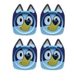 4PK The First Years Bluey Character Children's Plate with Suction Base 6m+