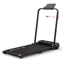 BLACK LORD Treadmill Walking Pad 380mm Foldable Electric Under Desk Black