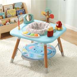 PlayPals Baby Activity Center Jumper 360° Rotary Seat 5-level Adjustable Heights Blue