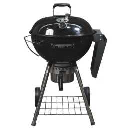 57cm Kettle Charcoal BBQ Grill - SNS Grills Cover Drip Pan & Slow N Sear