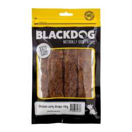 Blackdog Chicken Jerky Straps 150g