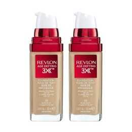 2 x Revlon Age Defying 3X Foundation 30mL - 10 Bare Buff