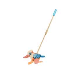 Koala Dream Wooden Push Along Kookaburra Baby/Toddler Walker Toy 12m+