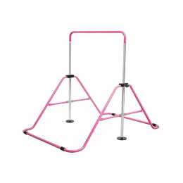 FITNESS MASTER Kids Gymnastics Bars Training Horizontal Bar Monkey Kip Bar Pink