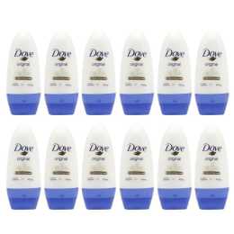 12PK Dove Roll On Antiperspirant Deodorant Original 48H Protection 40ml