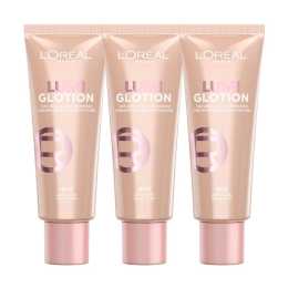 3 x L'Oreal Paris Lumi Glotion Natural Glow Enhancer 40mL - 902 Light Glow