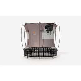 VULY Thunder 2 Pro Medium 12ft Springless Trampoline with Enclosure - Round Kids Trampolines Bundle With Tent Bundle & Hoop