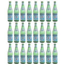 24PK San Pellegrino Italian Sparkling Mineral Water Green Glass Bottle 500ml