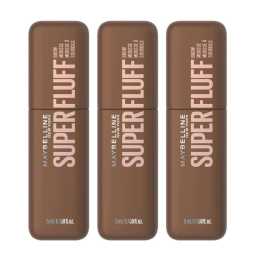 3 x Maybelline Super Fluff Brow Mousse 5mL - 255 Soft Brown