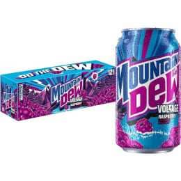 12 Pack x Mountain Dew Voltage Raspberry 355ml