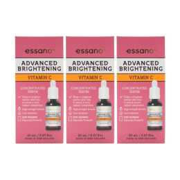 3 x Essano Advanced Brightening Vitamin C Concentrated Serum 20mL