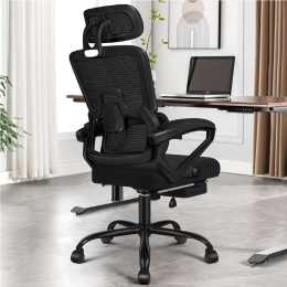 ALFORDSON Mesh Office Chair Racing Ergonomic Computer Chair All Black