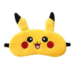 Nevenka Cute Eyes Mask Comfortable Soft Eye Cover Sleep-Pikachu