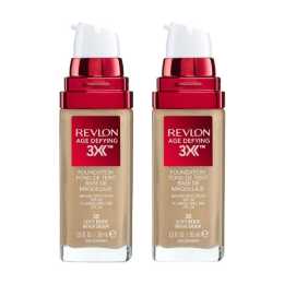 2 x Revlon Age Defying 3X Foundation 30mL - 30 Soft Beige