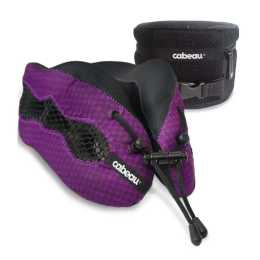 Cabeau Evolution Cool 2.0 Memory Foam Travel Pillow (with Ear Plugs and Travel B