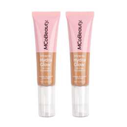 2 x MCoBeauty Miracle Hydro Glow Oil Free Foundation 30mL - Natural Honey