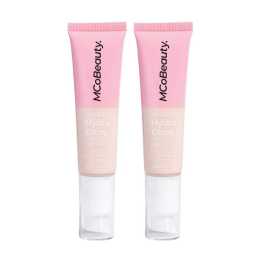2 x MCoBeauty Miracle Hydro Glow Oil Free Foundation 30mL - Light Beige