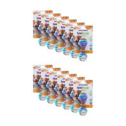 12PK Paws and Claws Boobone TPR Giggle Dumbell Chicken & Peanut Butter Assorted