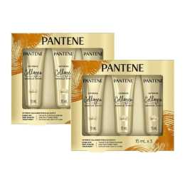 Pantene Intense Collagen Miracle Shots 15ml x3 - Pack of 2 (Rinse-Off Treatment)