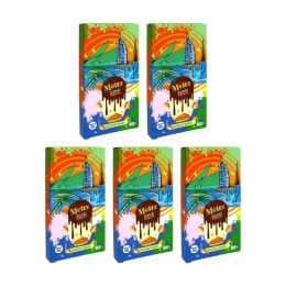 5PK Meltz Dubai Chocolate Block Pistachio & Vanilla Knafeh Flavoured 145g