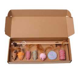 Cat Toys Set 7PCS Interactive Kitten Toys Durable for Indoor Cats Kittens Use