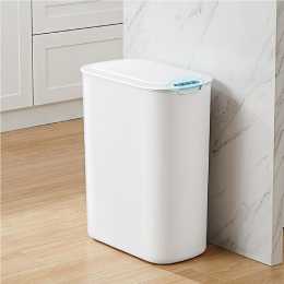 Devanti 25L Motion Sensor Kitchen Bin Slim Touchless Rubbish Can with Lid White