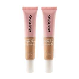 2 x MCoBeauty Sheer Tint Super Glow Serum Foundation 30mL - 2-3 Light