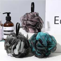 6pcs Layer Bath Sponges Colorful Massage Body Scrubber Balls Shower Accessory