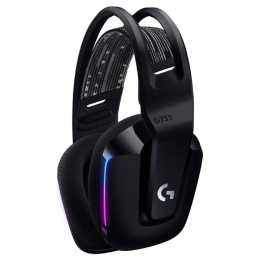 Logitech G733 Lightspeed Wireless RGB Gaming Headset - Black Black