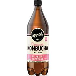 Remedy Organic Kombucha Raspberry Lemonade