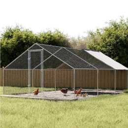 i.Pet Chicken Coop Cage Run Rabbit Hutch Large Walk In Hen House Cover Ferret 4M X 3M X 2M