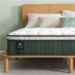 Zinus 25cm Premium Pocket Spring Euro Top Mattress 5 Zone Double